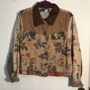 Super Funky Mixed Print Jacket